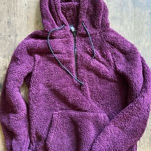 PINK fleece 1/4 zip